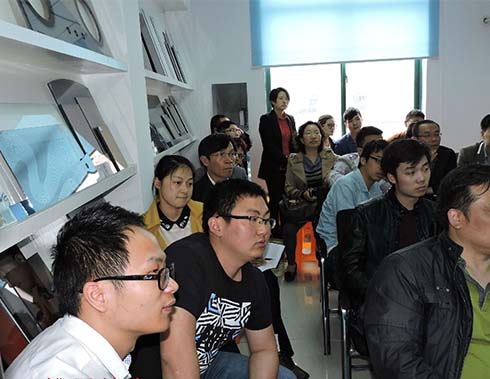 帷思特布艺沙发厂网络部参加单仁网络培训沙龙
